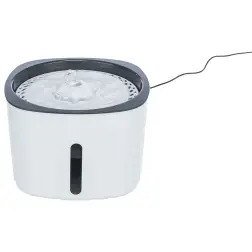 Bebedouro/fonte "flower" 2 Lt branco/cinza Trixie #4 - 1040090381