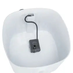 Bebedouro/fonte "flower" 2 Lt branco/cinza Trixie #6 - 1040090381