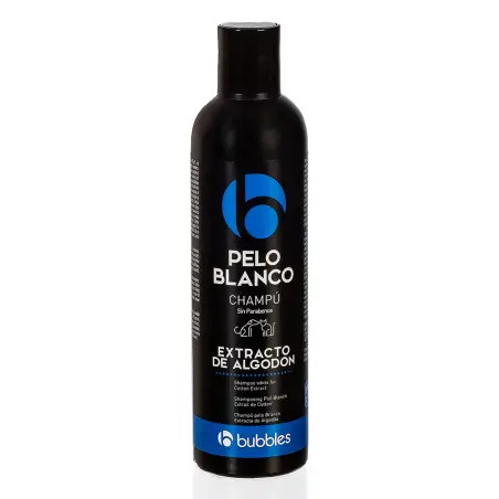 Bubbles - Shampoo Pelo Branco extrato Algodao 250  Bubbles - 1050100108