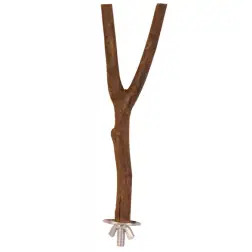 Poleiro Em Madeira Natural C/ Forma De "y" - 20 Cm Trixie - 1040190061