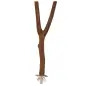 Poleiro Em Madeira Natural C/ Forma De "y" - 20 Cm Trixie