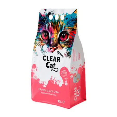 Clear Cat Blanco Litter Baby Powder talco 10 Lt Clear Cat - 1050020074