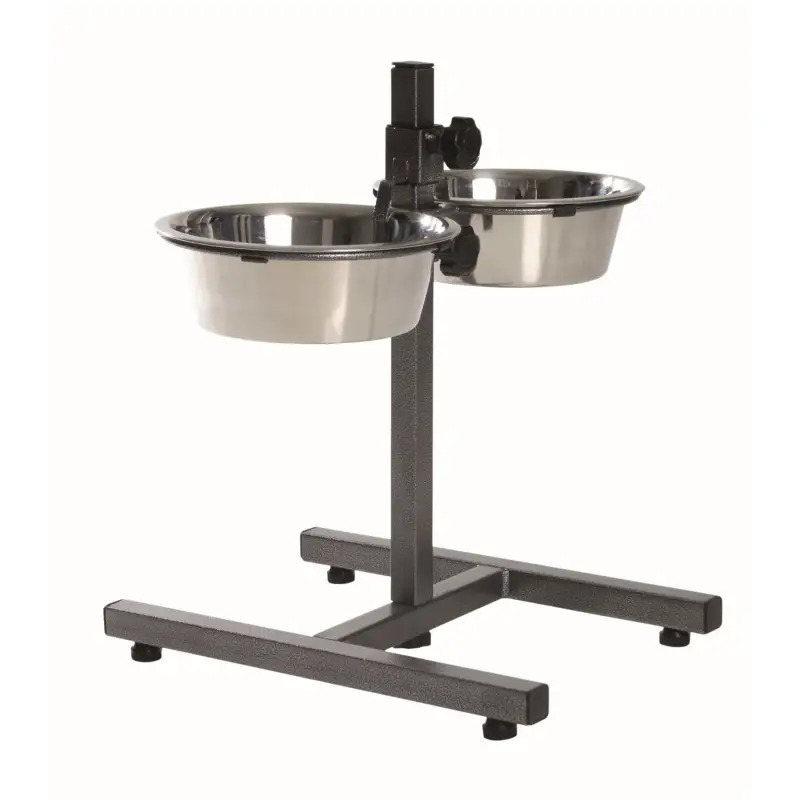 Suporte Duplo Regulável com 2 Gamelas 1,8lt para Cão TX24921 Trixie Suporte Duplo Regulável com 2 Gamelas 1,8lt para Cão TX24921 Trixie