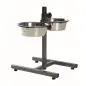 Suporte Duplo Regulável com 2 Gamelas 1,8lt para Cão TX24921 Trixie Suporte Duplo Regulável com 2 Gamelas 1,8lt para Cão TX24921 Trixie