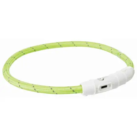 Colar Luminoso "flash Light Usb" Xs-s 35 Cm verde Trixie - 1040080777