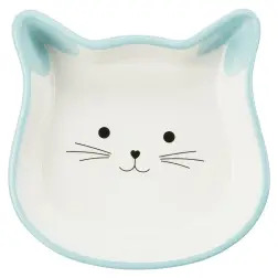 Gamela Em Ceramica cara De Gato 0,25 Lt/12x12 Cm Trixie - 1040090464