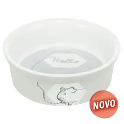 Gamela Em Ceramica "hello Comic" P/ Porq. India 240ml Trixie #1 - 1040090436