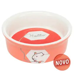 Gamela Em Ceramica "hello Comic" P/ Porq. India 240ml Trixie #2 - 1040090436