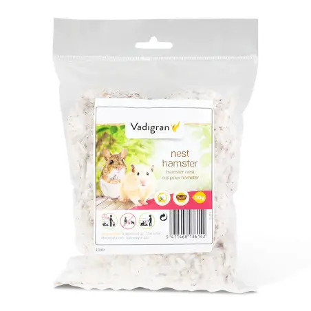 Fibras De Algodao Natural P/ Hamsters E Roedores 50 Vadigran - 1040400038