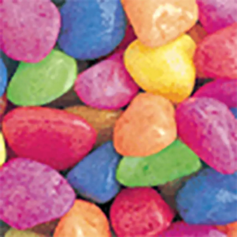 Areia Colorida Sortida Neon 8-14mm / 1 Kg Diversas