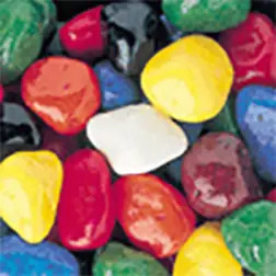 Areia Colorida Sortida Brilhante 8-14mm / 1 Kg Diversas - 1040350235
