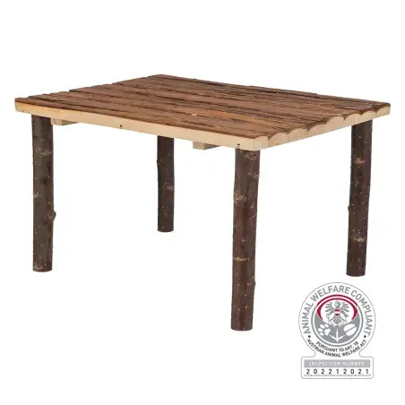 Abrigo/plataforma Em Madeira Natural P/ Porq.india/co Trixie - 1040270132