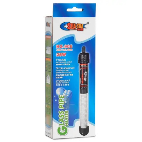 Aquecedor Compacto Para Aquario E Tartarugueira 25w Sea Star - 1040100254