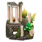 Decoraçao P/ Aquario - Colunas Gregas C/ Plantas 11x10x14 EX