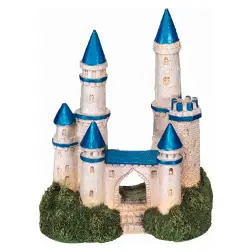 Decoraçao Aquario - Castelo De Fadas 12x8x14 Cm EX - 1040350335