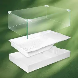 Tartarugueira Com Filtro E Cascata 50x30x26 Cm Diversas #1 - 1040030130