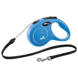 Flexi New Classic fio/tam. S 5 Mt / 12 Kg azul Trixie - 1040220769