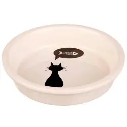 Gamela Em Cerâmica 0,25lt/13cm Rosa Trixie - 1040090495
