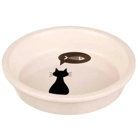 Gamela Em Cerâmica 0,25lt/13cm Rosa Trixie - 1040090495