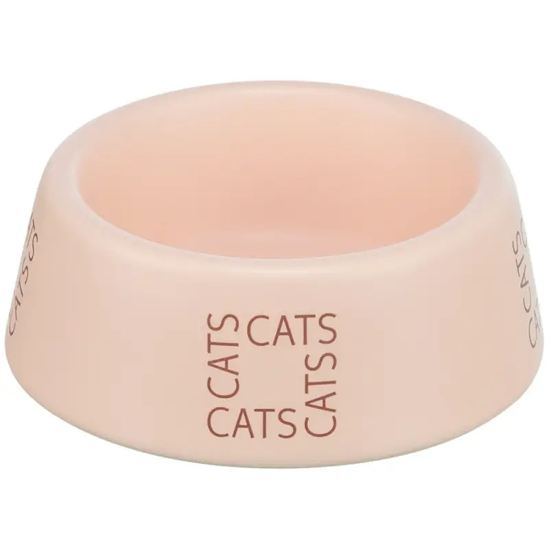 Gamela Em Ceramica "cats" 0,15 Lt/ø12 Cm Trixie