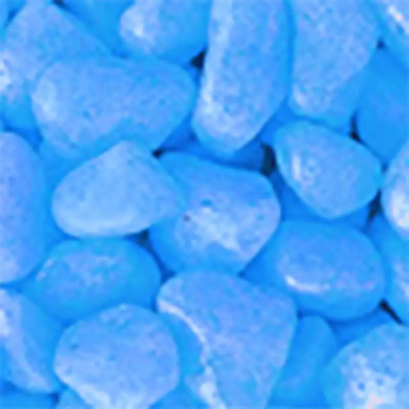 Areia Colorida Azul Neon 8-14mm / 1 Kg Diversas