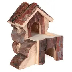 Casa "bjork" Em Madeira Natural C/ Rampa P/ Hamsters Trixie - 1040160076