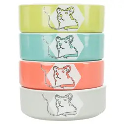 Gamela Em Ceramica "hello Comic" P/ Hamsters 90 Ml /  Trixie #3 - 1040090435