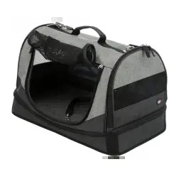 Transportadora/cama "holly" 30x30x50cm preto/cinza Trixie - 1580090141