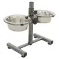 Suporte Duplo Regulavel Com 2 Gamelas 0,75 Lt Trixie Suporte Duplo Regulavel Com 2 Gamelas 0,75 Lt Trixie
