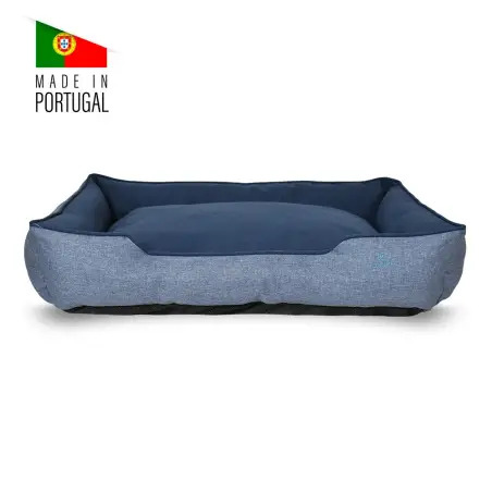 Cama "bucareste" 80x60x18 Cm azul Homipet - 1040070473