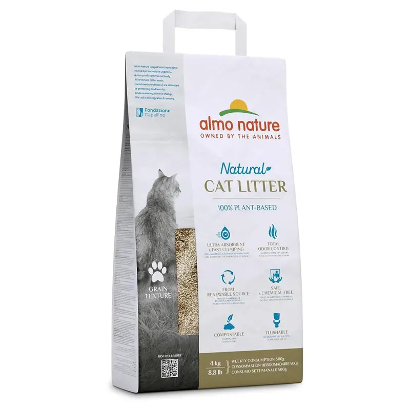 Almo Nature Cat Litter - Grosso - 4 Kg 2 Lt Almo Nature Almo Nature Cat Litter - Grosso - 4 Kg 2 Lt Almo Nature
