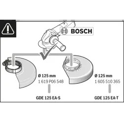 Acessório de sistema - GDE 125 EA-T Professional 1600A003DJ Bosch #3 - 122071686