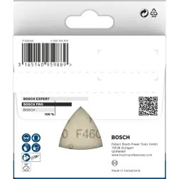 Folha de lixa PRO F460, 93 x 93 mm, G80 2608621686 Bosch #2 - 1220681950