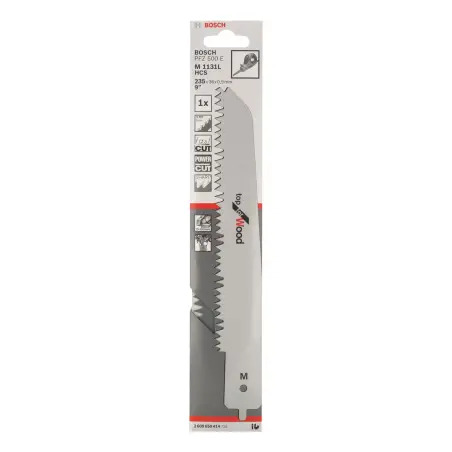 Lâmina de serra M 1131 L para serra multi-usos Bosch PFZ 500 ETop for Wood 2608650414 Bosch - 1220682355