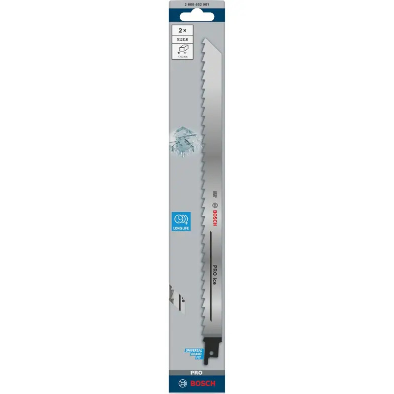 Lâmina PRO Ice S1211K, 1,25 x 19 x 300 mm, 2 peças 2608652901 Bosch Lâmina PRO Ice S1211K, 1,25 x 19 x 300 mm, 2 peças 2608652901 Bosch