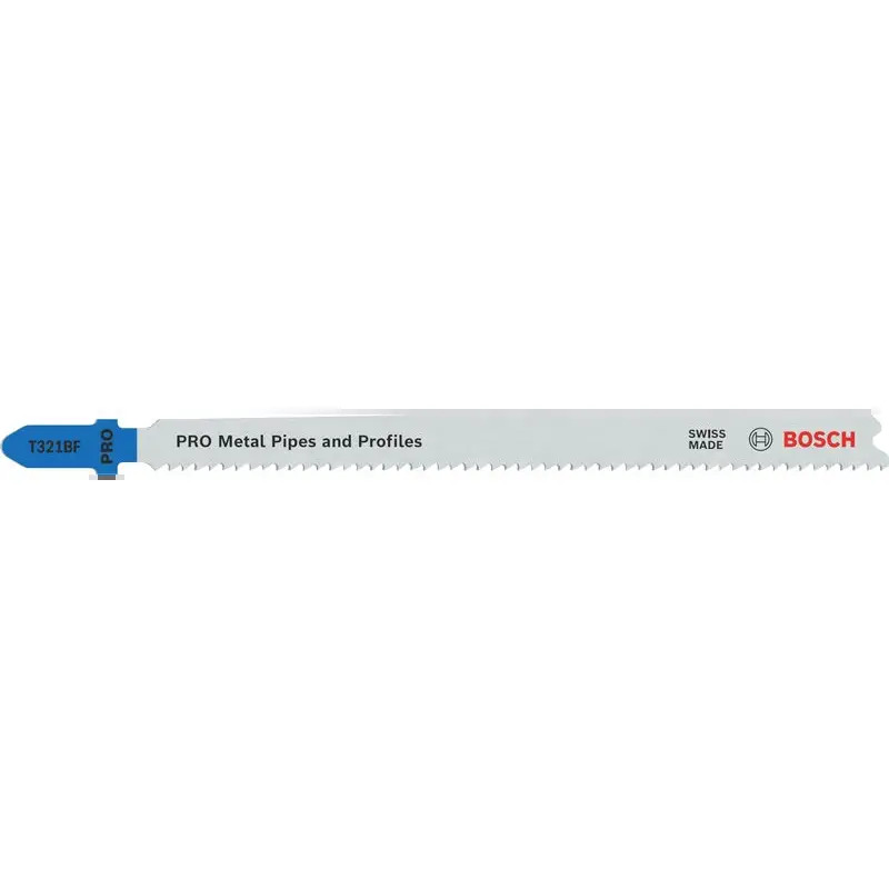 PRO Metal Pipes and Profiles T321BF Jigsaw Blade, 132 mm, 2 pcs 2608655098 Bosch PRO Metal Pipes and Profiles T321BF Jigsaw Blade, 132 mm, 2 pcs 2608655098 Bosch