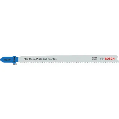PRO Metal Pipes and Profiles T321BF Jigsaw Blade, 132 mm, 2 pcs 2608655098 Bosch - 1220682378