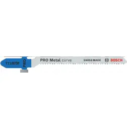 Lâmina de serra vertical PRO Metal curve T118EOF, 83 mm, 2 unid. 2608655099 Bosch - 1220682379