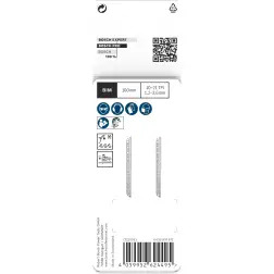 Lâmina de serra vertical PRO Metal thick and thin T123XF, 100 mm, 2 unid. 2608655100 Bosch #3 - 1220682380