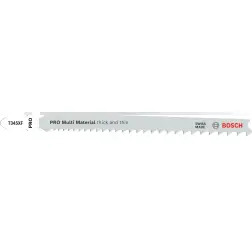 Lâmina de serra vertical PRO Multi Material thick and thin T345XF, 132 mm, 2 unid. 2608655101 Bosch #3 - 1220682381