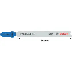 Lâmina de serra vertical PRO Metal thin T121GFC 92 mm, 5 unid. 2608655104 Bosch #4 - 1220682384
