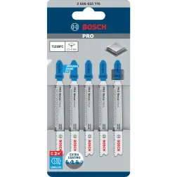 Lâmina de serra vertical PRO Metal thick T121BFC 92 mm, 5 unid. 2608655110 Bosch - 1220682390