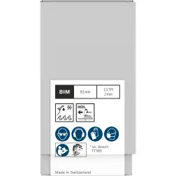 Lâmina de serra vertical PRO Metal thick T121BFC 92 mm, 100 unid. 2608655112 Bosch #3 - 1220682392