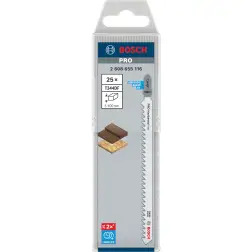 Lâmina de serra vertical PRO Hardwood fast T344DF, 152 mm, 25 unid. 2608655116 Bosch - 1220682395