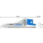 Lâmina PRO Thin Metal S325GF, 1,25 x 7 x 85 mm, 5 peças 2608658987 Bosch