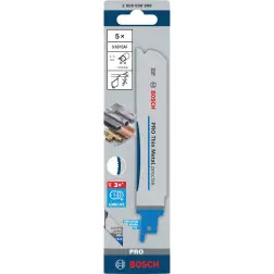 Lâmina PRO Thin Metal precise S937EAF, 1,1 x 25 x 150 mm, 5 peças 2608658988 Bosch - 1220682446