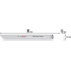 Lâmina PRO Pallet Repair S1132VFR, 0,9 x 19 x 225 mm, 5 peças 2608659006 Bosch #6 - 1220682455