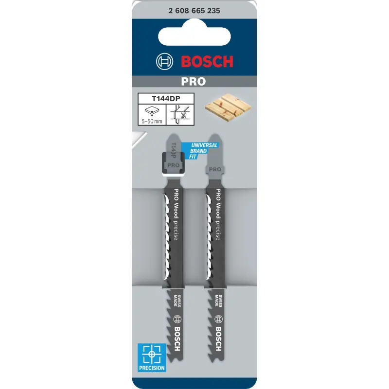 Lâmina de serra vertical PRO Wood precise T144DP, 100 mm, 2 unid. 2608665235 Bosch Lâmina de serra vertical PRO Wood precise T144DP, 100 mm, 2 unid. 2608665235 Bosch