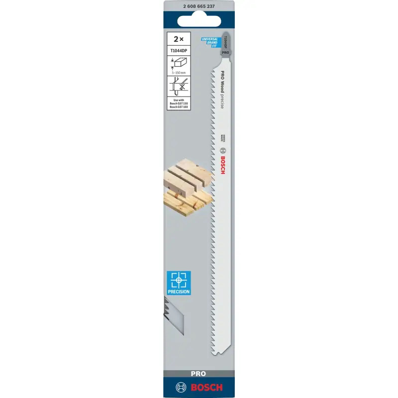 Lâmina de serra vertical PRO Wood precise T1044DP, 250 mm, 2 unid. 2608665237 Bosch Lâmina de serra vertical PRO Wood precise T1044DP, 250 mm, 2 unid. 2608665237 Bosch