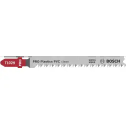 Lâmina de serra vertical PRO Plastics PVC clean T102H, 100 mm, 2 unid. 2608665238 Bosch #3 - 1220682512